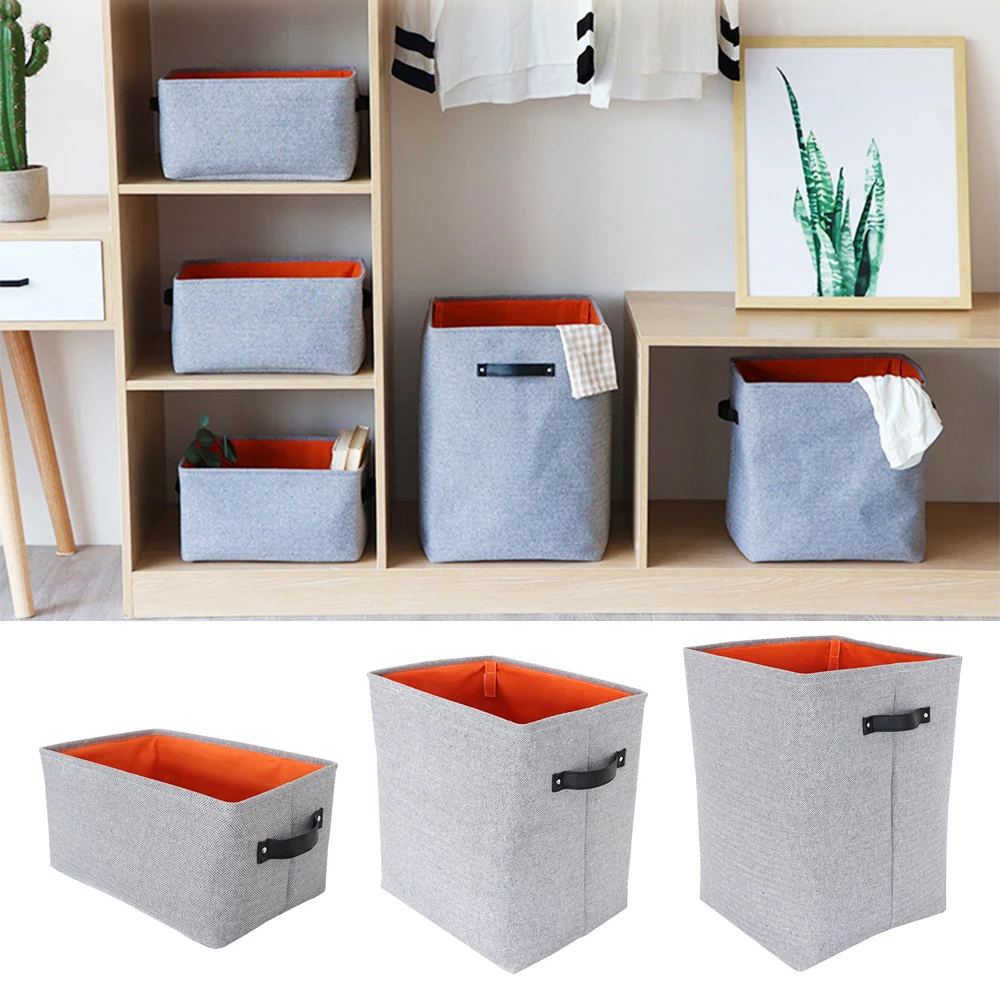 

Fashion Cotton Linen Collapsible Laundry Basket Waterproof Bucket Dirty Clothes Storage Box Bin Toys Oragnizer M/L/XL
