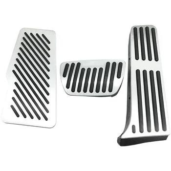 

Anti-Slip Aluminum Alloy Reset Brake and Gas Accelerator Pedal Covers for Camry 2018 2019 2020 Foot Pedal Pads Kit 3PCS