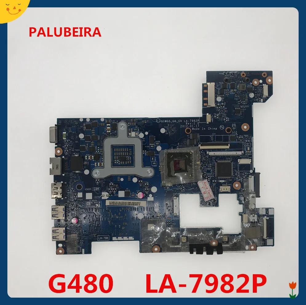 Материнская плата для ноутбука lenovo G480 QIWG5_G6_G9 LA-7982P основная плата HM77 DDR3