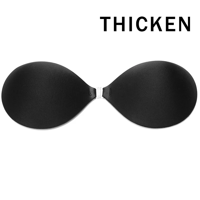 Women Sexy Bras For Self Adhesive Super Push Up Bra Front Closure Plus Size  Invisible Bra Strapless Backless Silicone Sticky Bra - AliExpress