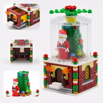 

49006 36004 Christmas Ornament Santa Set 225pcs Gift Compatible With 40223 Building Blocks Bricks