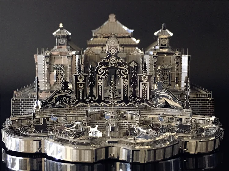 Mcgmodel 3D металлическая головоломка Yuanmingyuan модель водного права китайская архитектурная модель образовательная головоломка