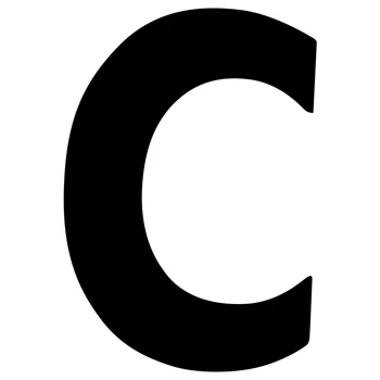 

5in Floating Modern House Number SS Door Home Address Numbers for House Digital Outdoor Sign Plates 5 Inch. #C