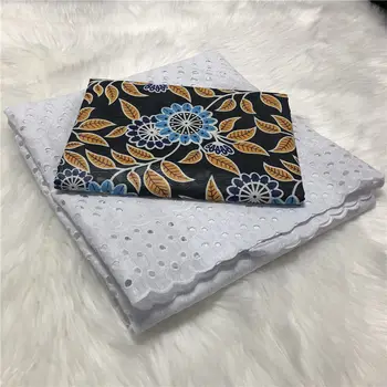 

Latest Bazin riche brode 2019 nouveau swiss voile lace tissu cotton fabric african cotton lace fabric -ABS30