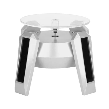 

HOT Solar Energy 360 Degree Jewelry Display Stand Rotating Stand Rack