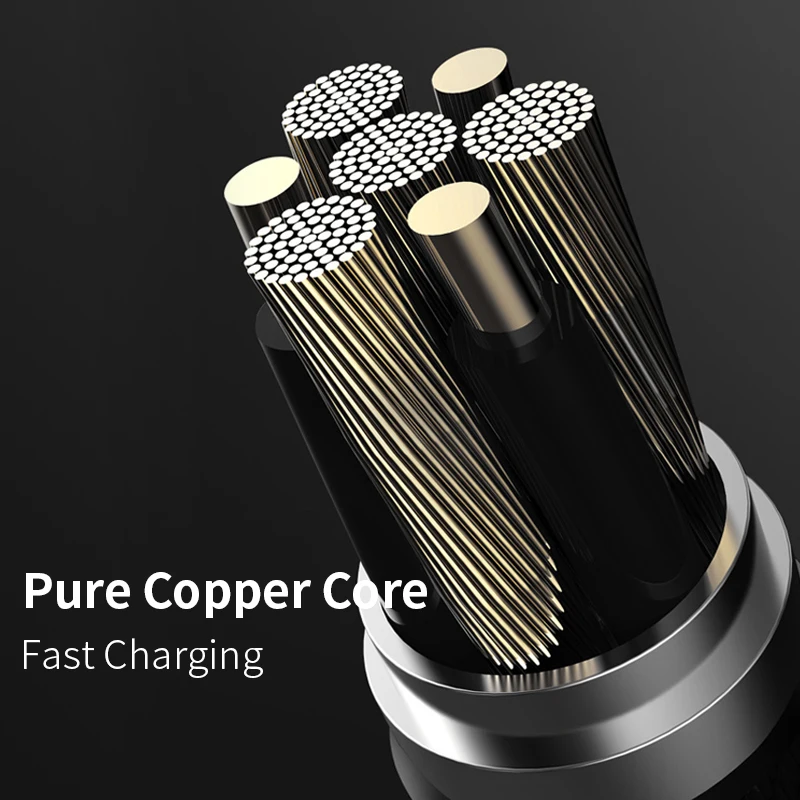 Power4 мобильные телефоны USB шнуры 3 в 1 для iPhone зарядный кабель Type C Lightning Micro кабели