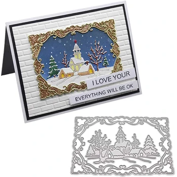 

Christmas Winter Metal Die Cutting Die Die For Crafting Cards Embossing Template For Scrapbooking DIY Art Decoration
