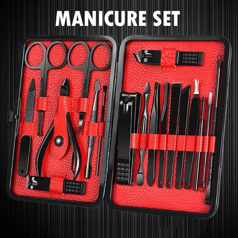Профессиональные ножницы для маникюра из нержавеющей стали, набор инструментов для маникюра и педикюра