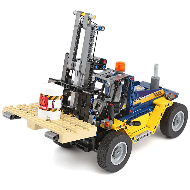 Technic-Series-20082-Heavy-Duty-Forklift-Model-Building-Blocks-Bricks-Set-Toys-Christmas-Gifts-with-42079 (2)