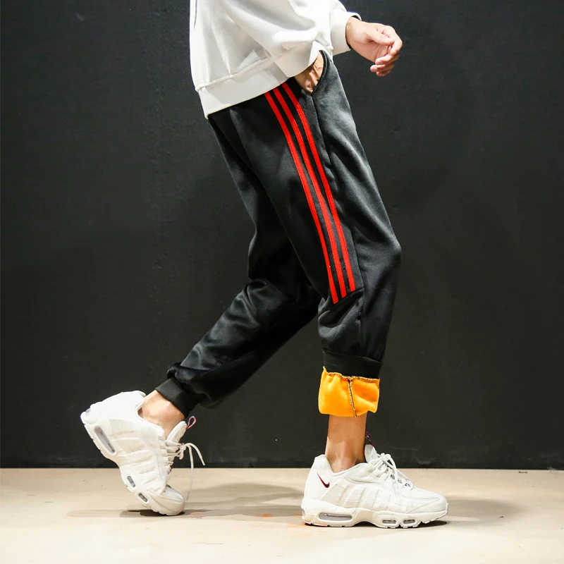 Мужские зимние спортивные штаны с флисом, утепленные спортивные штаны из плюша, большие размеры 3xl 4xl 5xl