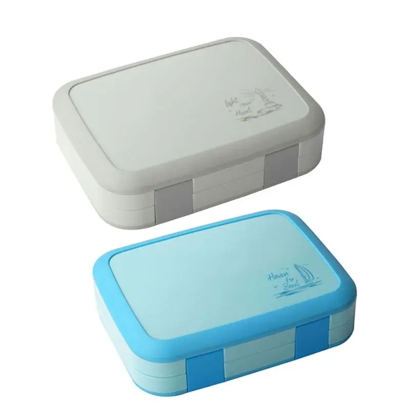 

4-Compartment Leak-Proof Bento-Style Kids Lunch Box BPA-Free