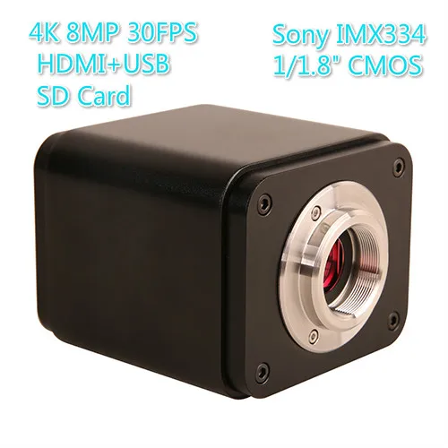 

XCAMLITE4K8MPA 4K 8MP 30fps HDMI+USB Function Microscope C-mount eyepiece HDMI camera with Sony IMX334 1/1.8inch Sensor 4K UHD
