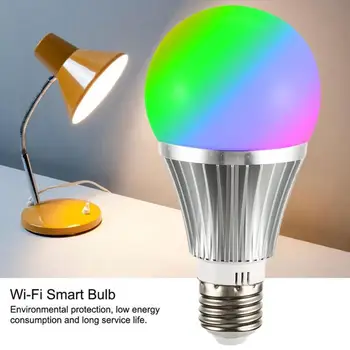 

RGB Full Color Smart Bulb Compatible APP Voice Remote Control with Profile E27 LED Dimmable Energy Saving Lighting