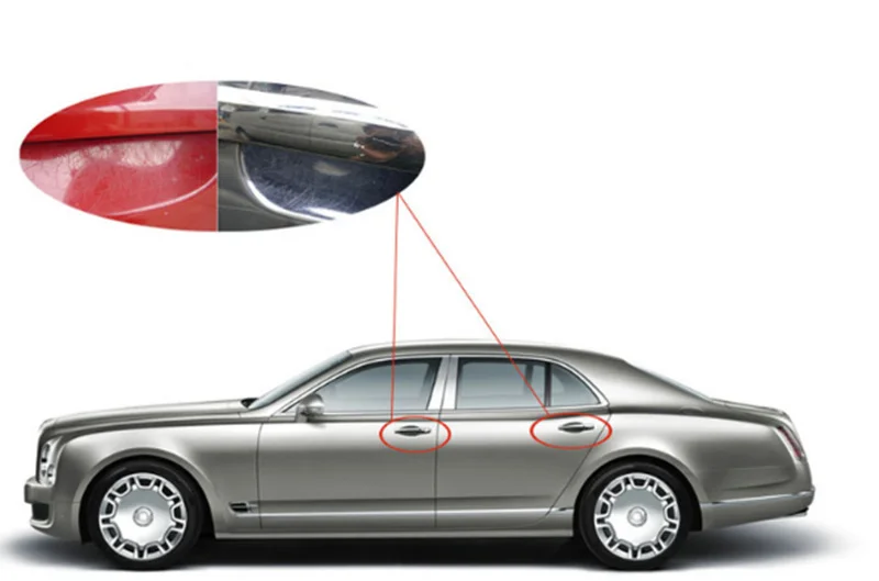 4 шт наклейки для автомобиля дверные ручки царапин защитная Плёнки для Citroen Picasso C1 C2 C3 C4 C4L C5 DS3 DS4 DS5 DS6 Elysee