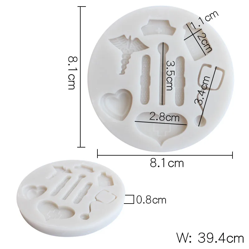 Aouke Molds Medical accessories Silicon Fondant Mold Cakes Decorating Tools DIY Gumpaste Chocolate Moulds Kitchen Bakeware