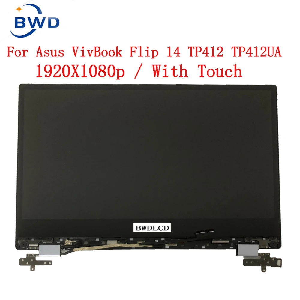 

ORIIGNAL 1920*1080 14'' fhd For ASUS VivoBook Flip 14 TP412 TP412U TP412F TP412FA TP412UA display touch screen lcd assembly