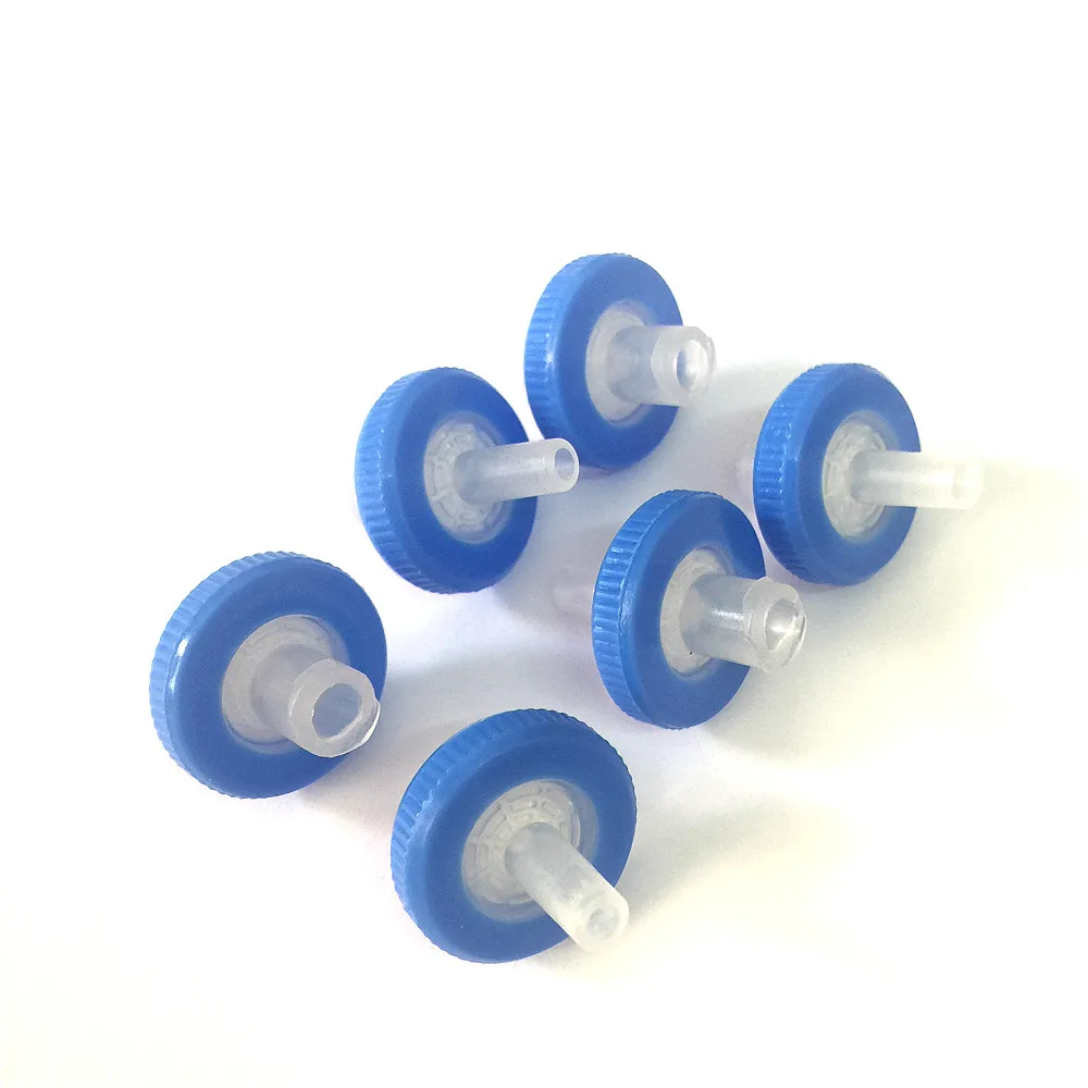 Syringe Filters PES Luer Lock OD 13MM 0.45 Micron Disposable Microporous Needle Filtration Membrane Filter 100 / PK |