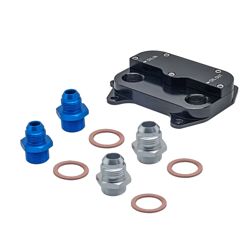 Auto oil sandwich Oil Cooler take off plate For Audi VW For Skoda Seat 1.6TDi and 2.0TDi oil cooler kit