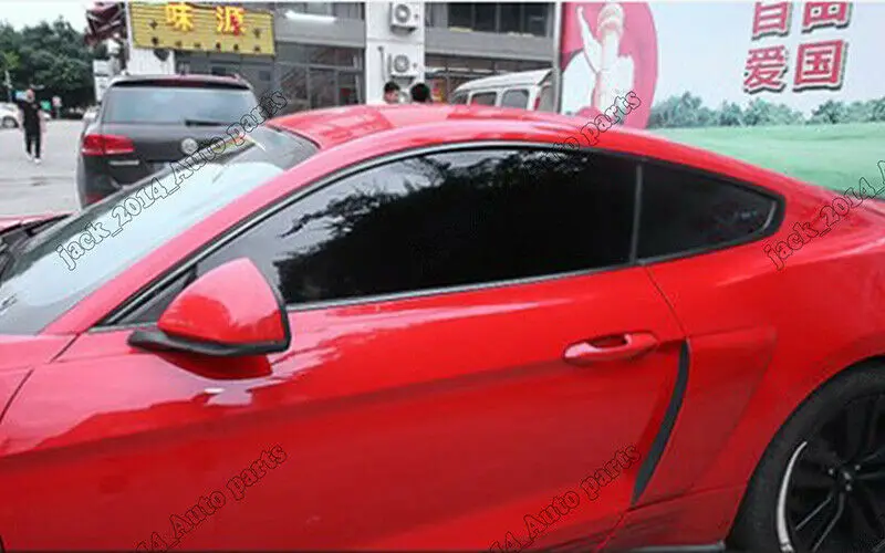 Для Ford Mustang углеродное волокно внешняя оконная стойка столбы отделка 6 шт
