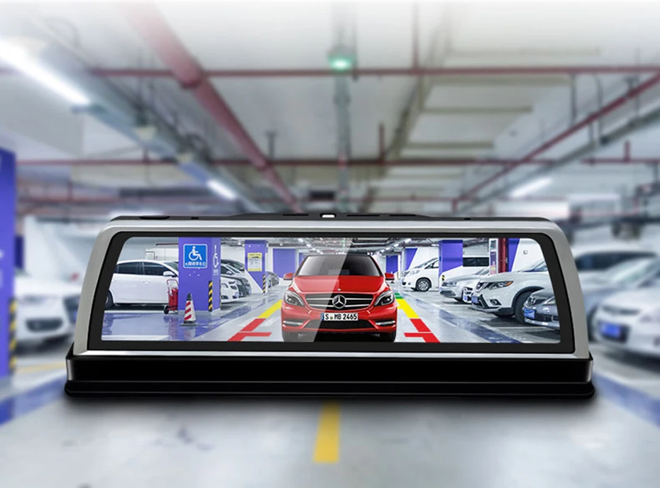 QUIDUX 360 градусов панорамная 4CH камера s объектив 1" сенсорный Android Navi Автомобильная камера gps зеркало заднего вида ADAS wifi dvr рекордер