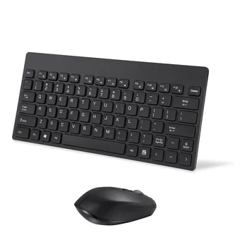 

2.4G Wireless Keyboard with Mouse Combo Mini Keyboard 1600DPI Mice Set for Laptop Computer SP99