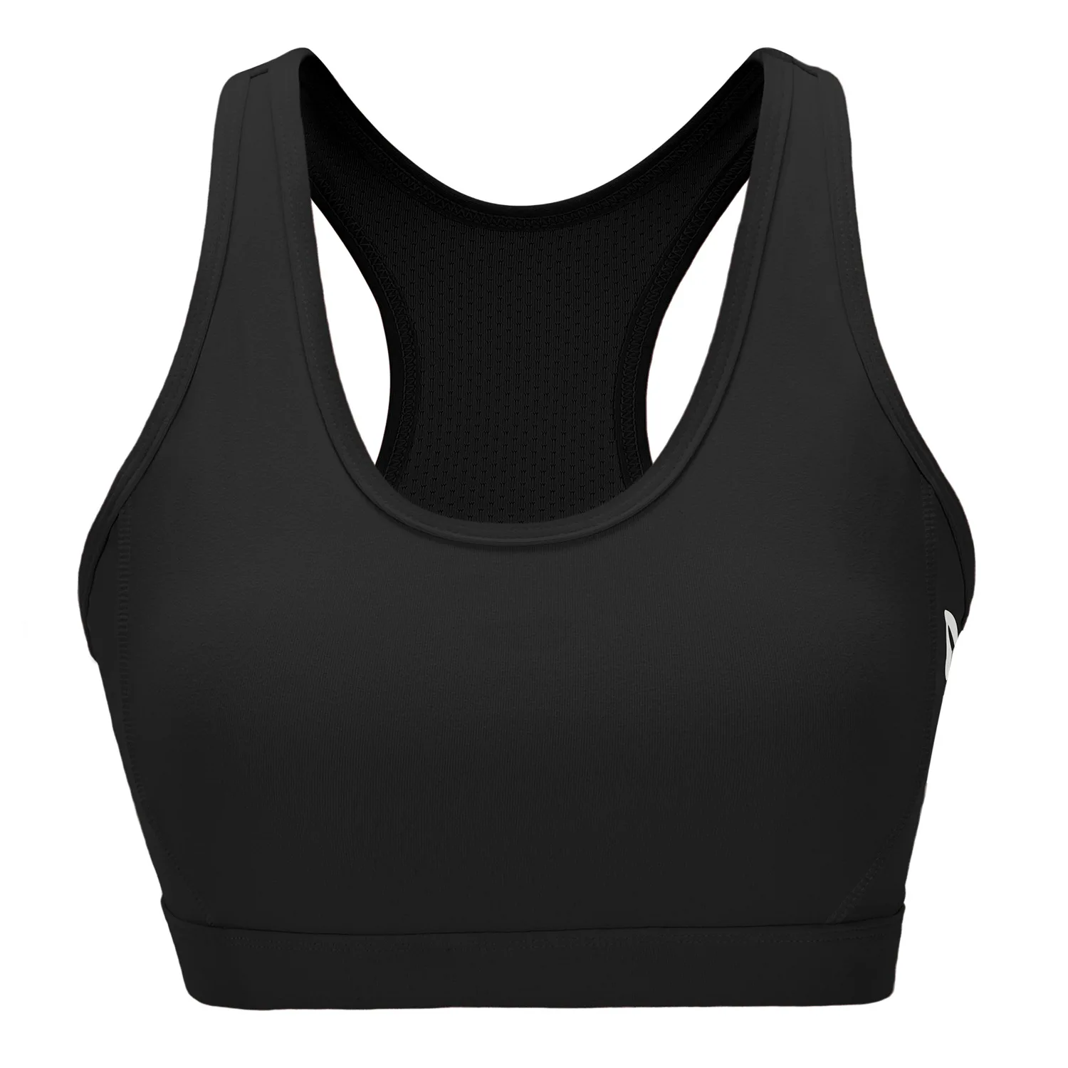 Новинка, портативный бюстгальтер с карманами, Высокопрочное противоударное быстросохнущее нижнее белье для бега, фитнеса, женская одежда, рубашки для спортзала, жилеты - Цвет: Черный