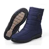 Casual shoes woman platform snow women boots 2022 new waterproof warm fur non-slip zip ankle boots women shoes botas Dropshippi ► Photo 2/6