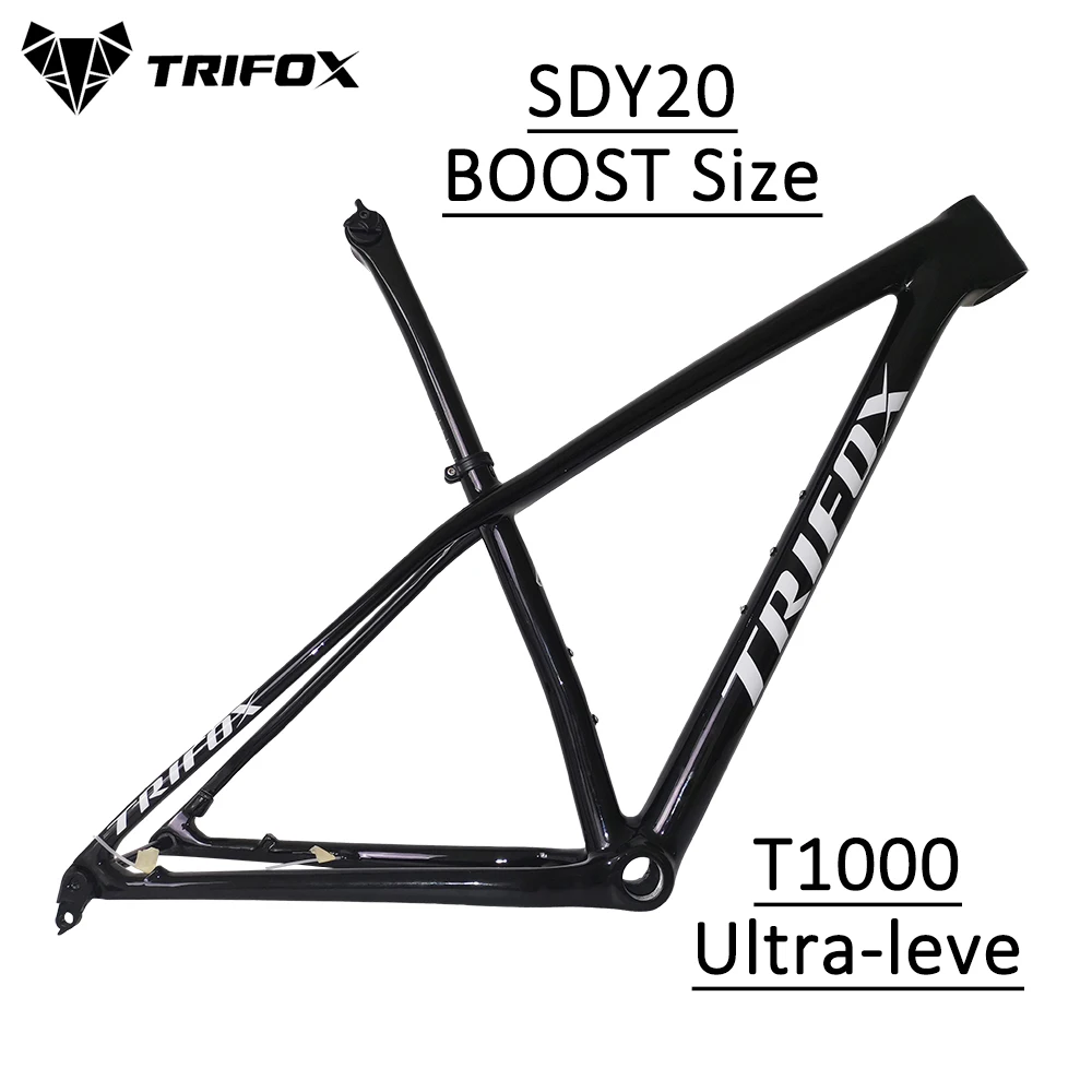 Карбоновая рама TRIFOX MTB 29 карбоновая Lexon скоростей алюминиевый SDY20 Жесткий Хвост