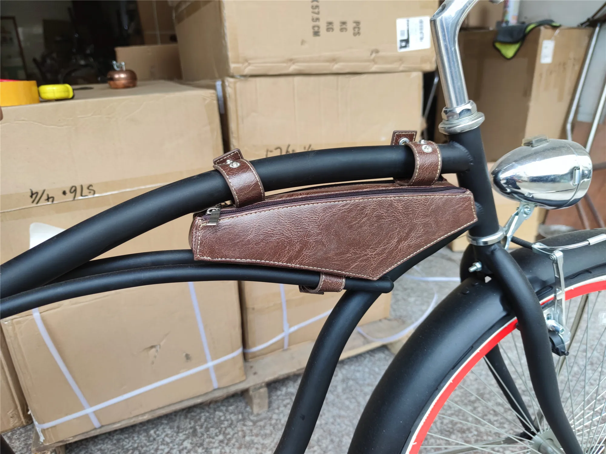 Generic Retro Bike Frame Bag Beach Cruiser Tube Down Tube Triangle