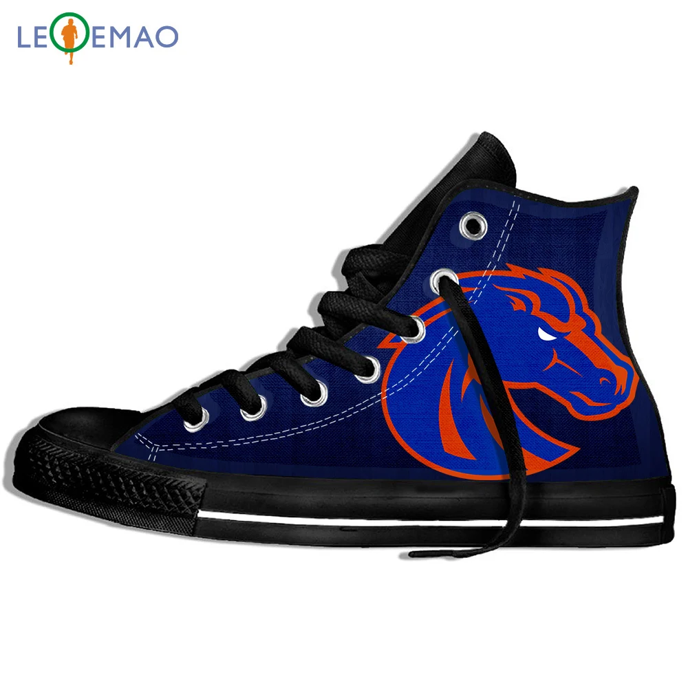 Custom Logo Image Printing Sneakers Shoes Boise State Broncos Canvas Breathable Walking Flat Zapatos De Mujer Outdoor | Спорт и