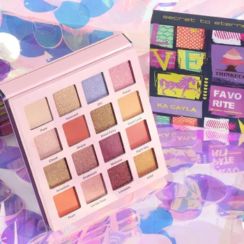 

Eyeshadow Palette Matte Shimmering Shining Long Lasting Waterproof Eye Shadow HJL2019