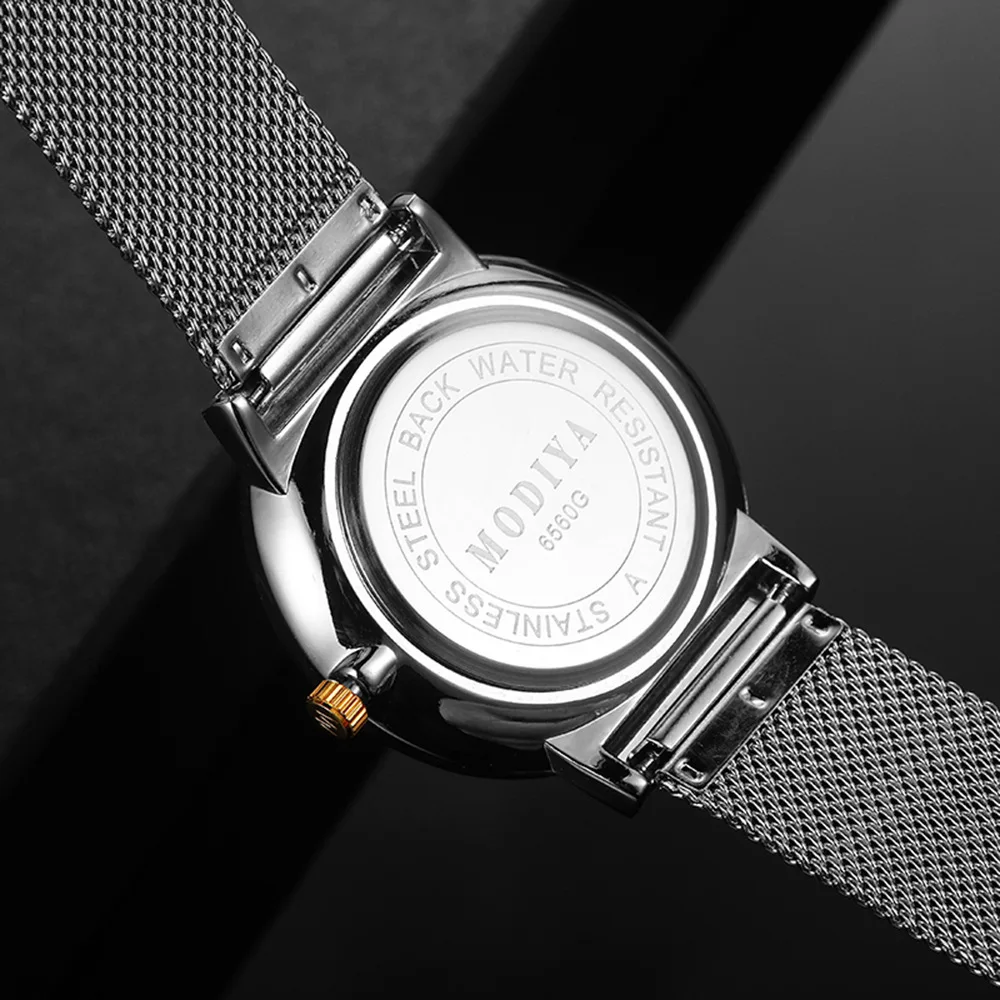 

New Style Fashion Waterproof Calendar Quartz Watch modiya Double-Layer Steel Watch Men's MEN'S Watch