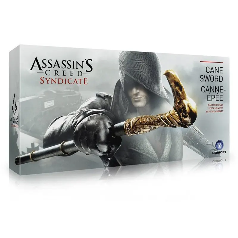 Assassin's Creed 6 S синдикат Косплей оружие реквизит 1: 1 Лоуренс меч стержень рукав поворот палочка рукав мечи