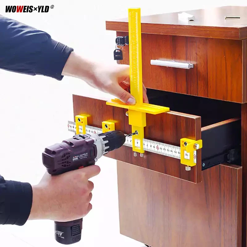 Adjustable Woodworking Handle Locator Multi-Purpose Drill  Woodworking Hole