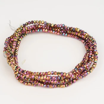 

Semi-steel colorful 1mm 190pcs Austrian cut crystal glass beads, loose seed beads for bracelet material jewelry making DIY