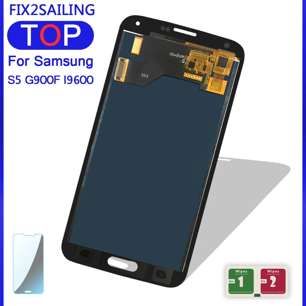 Дисплей S5 для samsung S5 lcd SM-G900 SM-G900F G900 I9600 ЖК-дисплей+ сенсорный экран дигитайзер с сенсорной стеклянной панелью в сборе