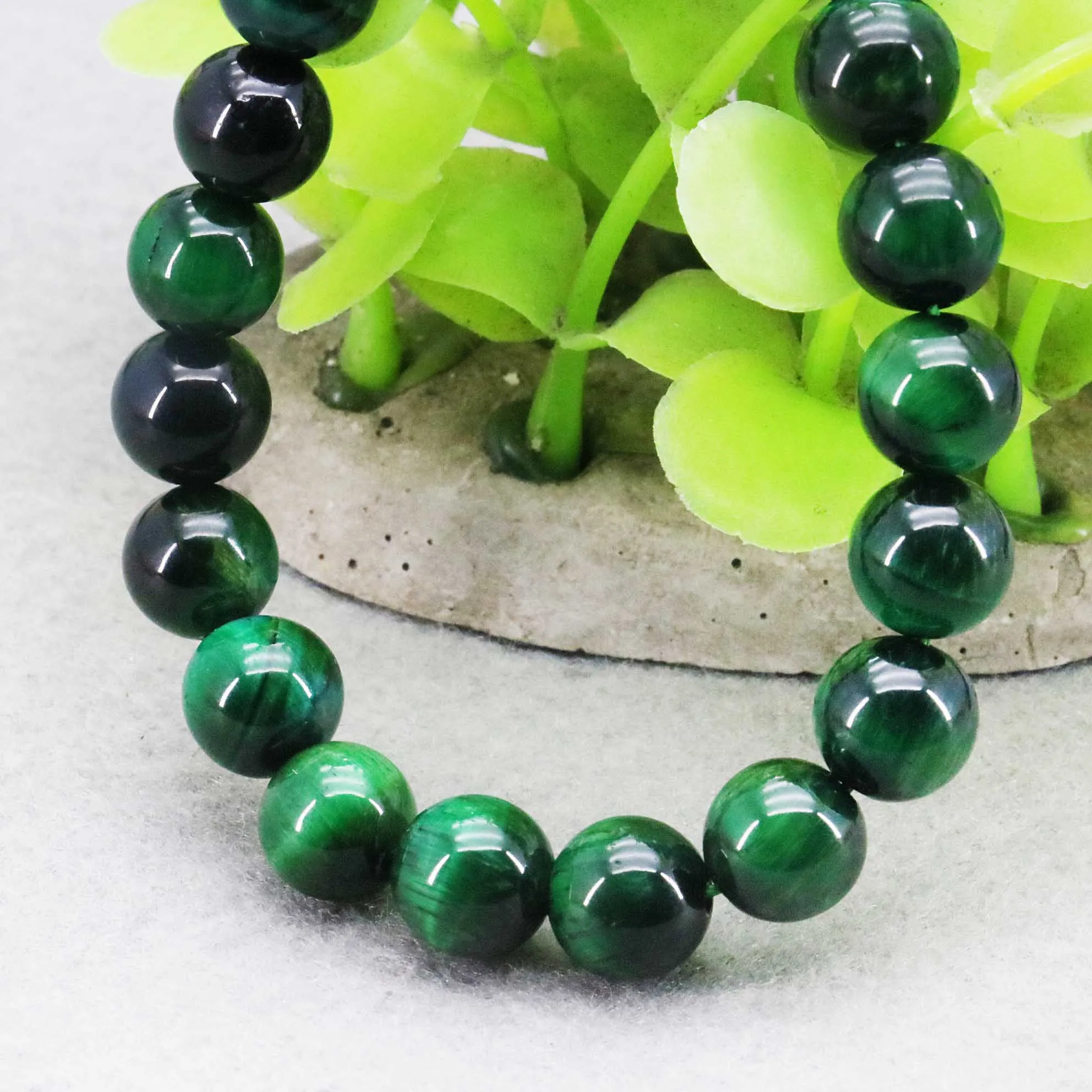 

8mm Round Natural Green Cats Eyes Stone Loose Beads DIY Jaspers Accessories 15inch Hand Made Jewelry Making Design Women Gifts