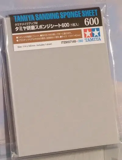 Tamiya 87148 шлифовальная губка лист-600 модель комплект использования