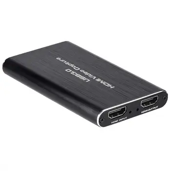 

Portable USB 3.0 HDMI Game Capture Card 1080P placa de video Reliable streaming Adapter For Live Broadcasts Video Recording