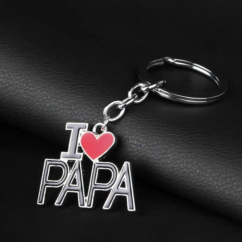 mom and dad keychains