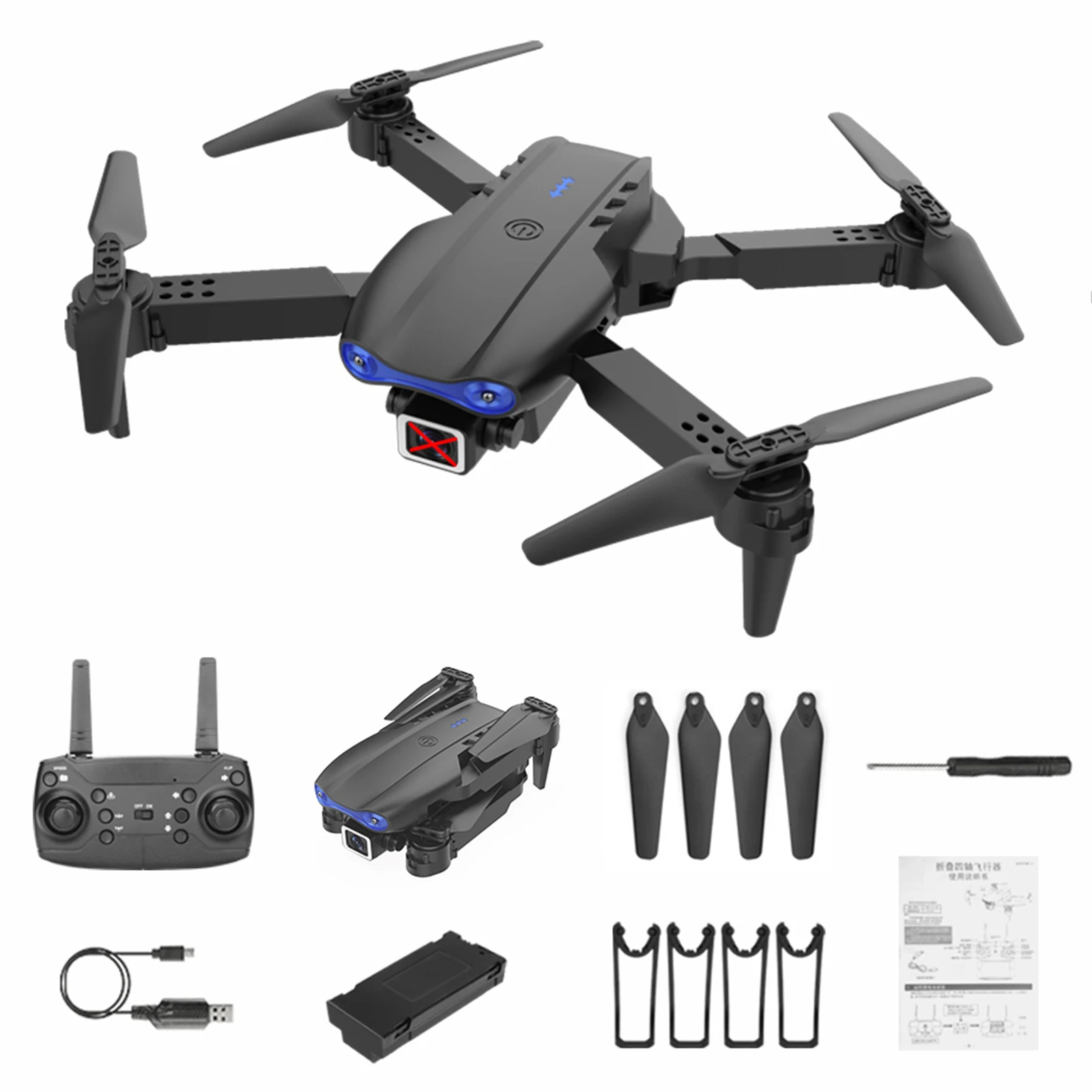 Drone K3 RC professionnel avec double caméra HD 4K grand Angle, pliable,  avec application WIFI, pour l'extérieur, Mini hélicoptère, cadeau -  AliExpress