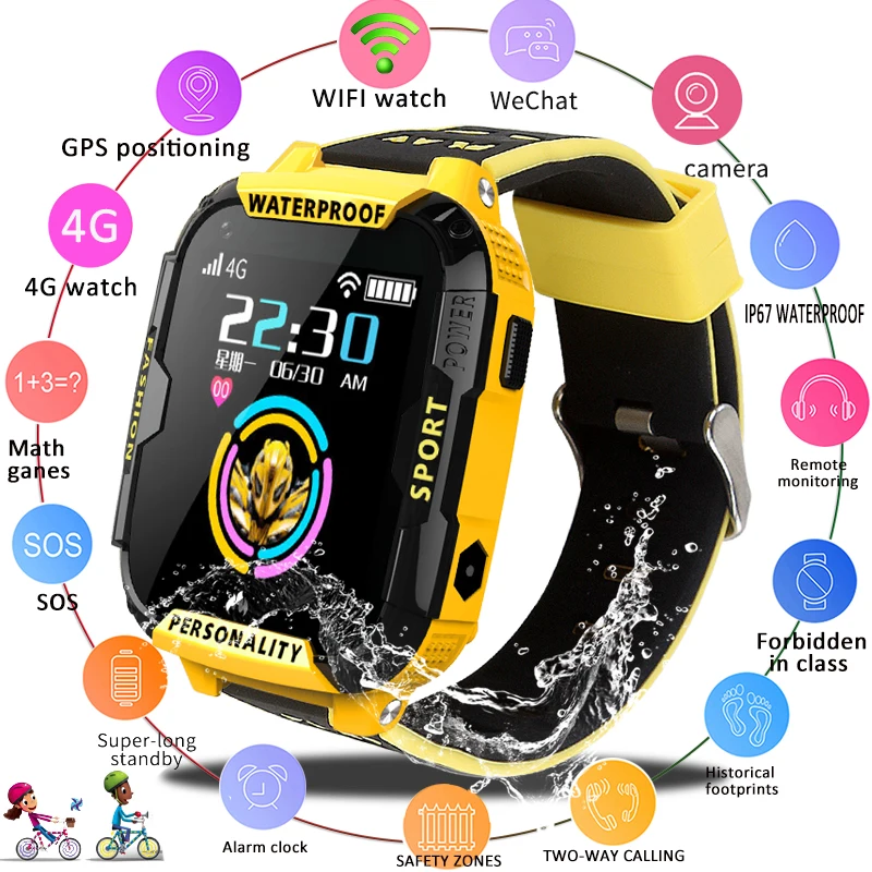 2019 New 4G Children Smart Watch GPS Positioning Anti-lost Kid smartwatch WiFi Baby Watch Video Call Waterproof Kids Watches+Box 2019 New 4G Children Smart Watch GPS Positioning Anti-lost Kid smartwatch WiFi Baby Watch Video Call Waterproof Kids Watches+Box