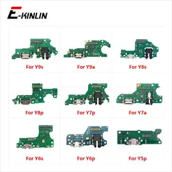 Charging Port Connector Board Parts Flex Cable With Microphone Mic For HuaWei Y9a Y7a Y9s Y6s Y8p Y7p Y6p Y5p