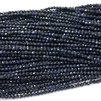 Veemake Blue Sapphire Faceted Small Round 06725 1