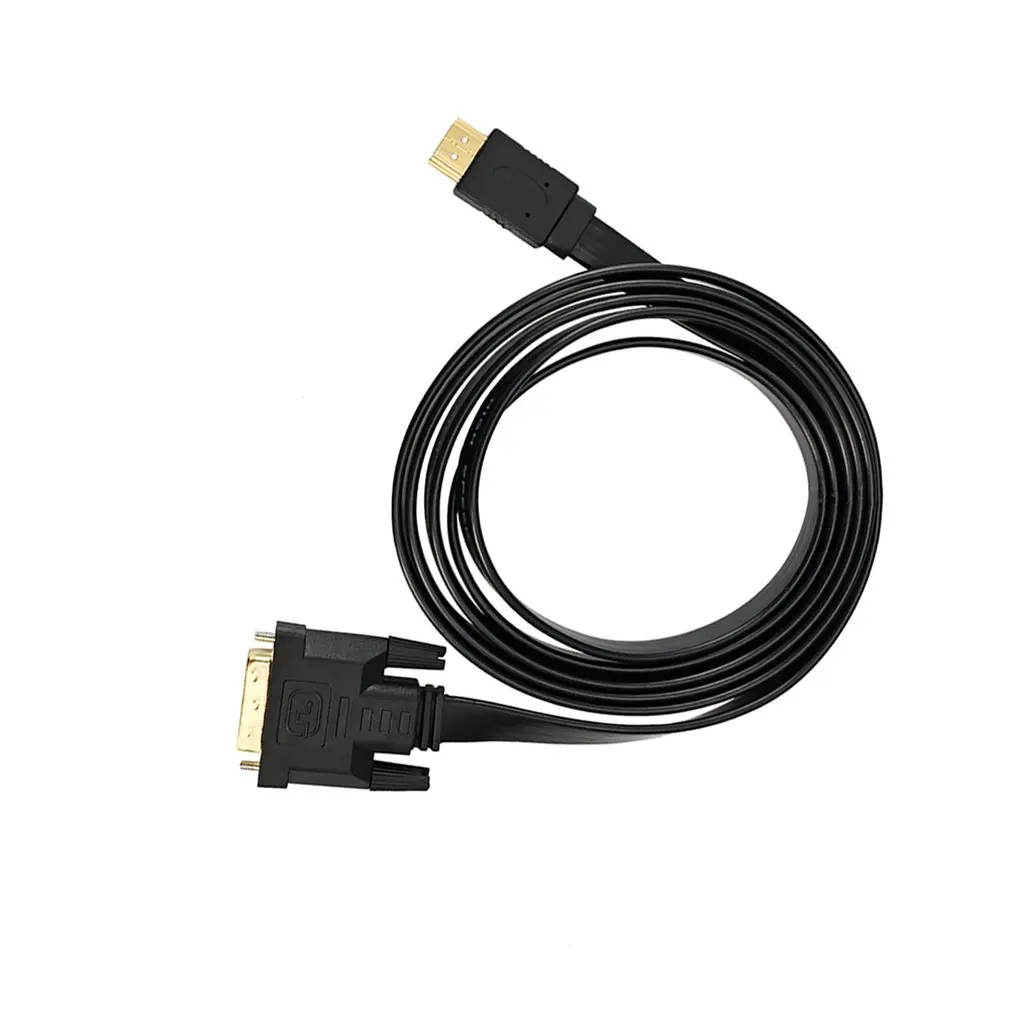 Профессиональный HDMI к DVI штекер к 24+ 1 DVI-D Мужской адаптер видео кабель позолоченный 1080P для HDTV dvd-проектор