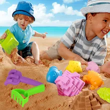 Детские пляжные игрушки игры Песок Дноуглубительные Инструменты Набор для детей водные игрушки