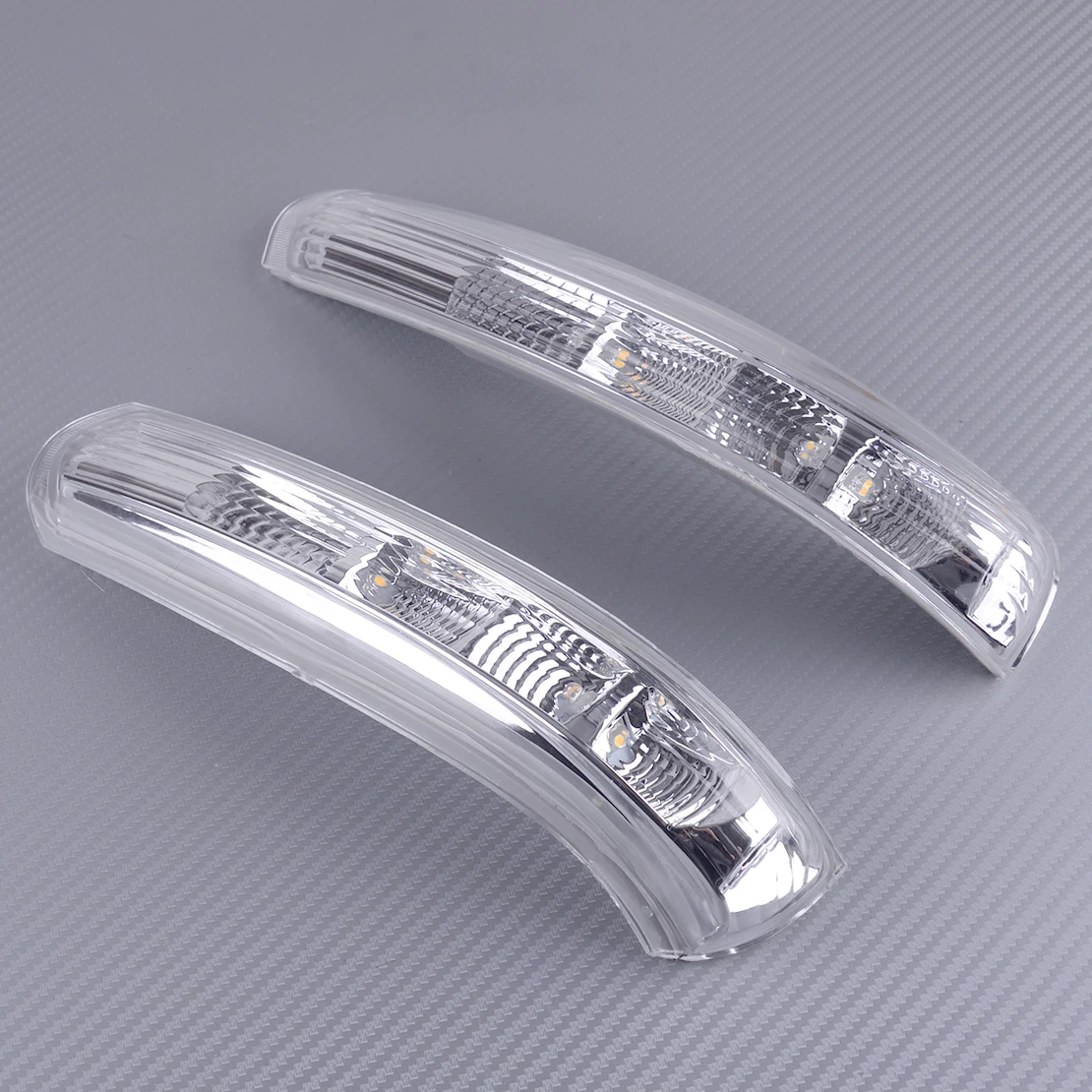 

DWCX 2Pcs Car Front Rear View Mirror Turn Signal Light Lamp Fit for Chevrolet Captiva 2007-2010 2011 2012 2013 2014 2015 2016