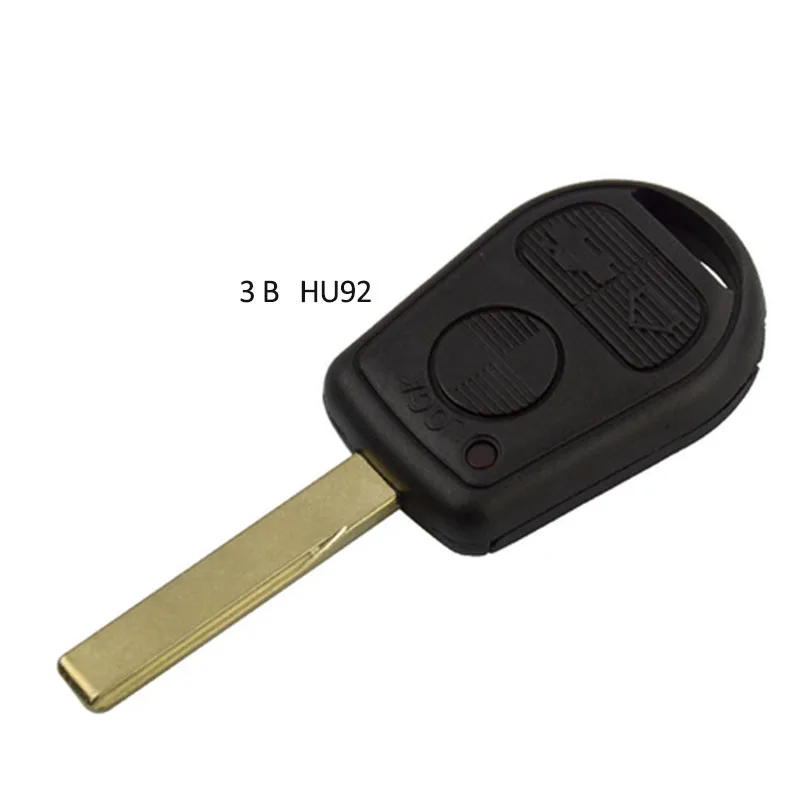 DIYKEY Remote Key Shell 2 / 3 Buttons HU92 / HU58 Blade for BMW E31 E32 E34 E36 E38 E39 E46 Z3 M3 X5 Z4 325 330 i Ci Xi
