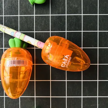 

Kawaii Carrot Pen Sharpeners Cute Single Hole Pencil Sharpener For Girls Gifts Back To School Supplies Korean Stationery