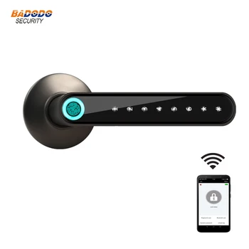 

Smart Bluetooth remote control Fingerprint password Lock Electric biometrics Door Lock